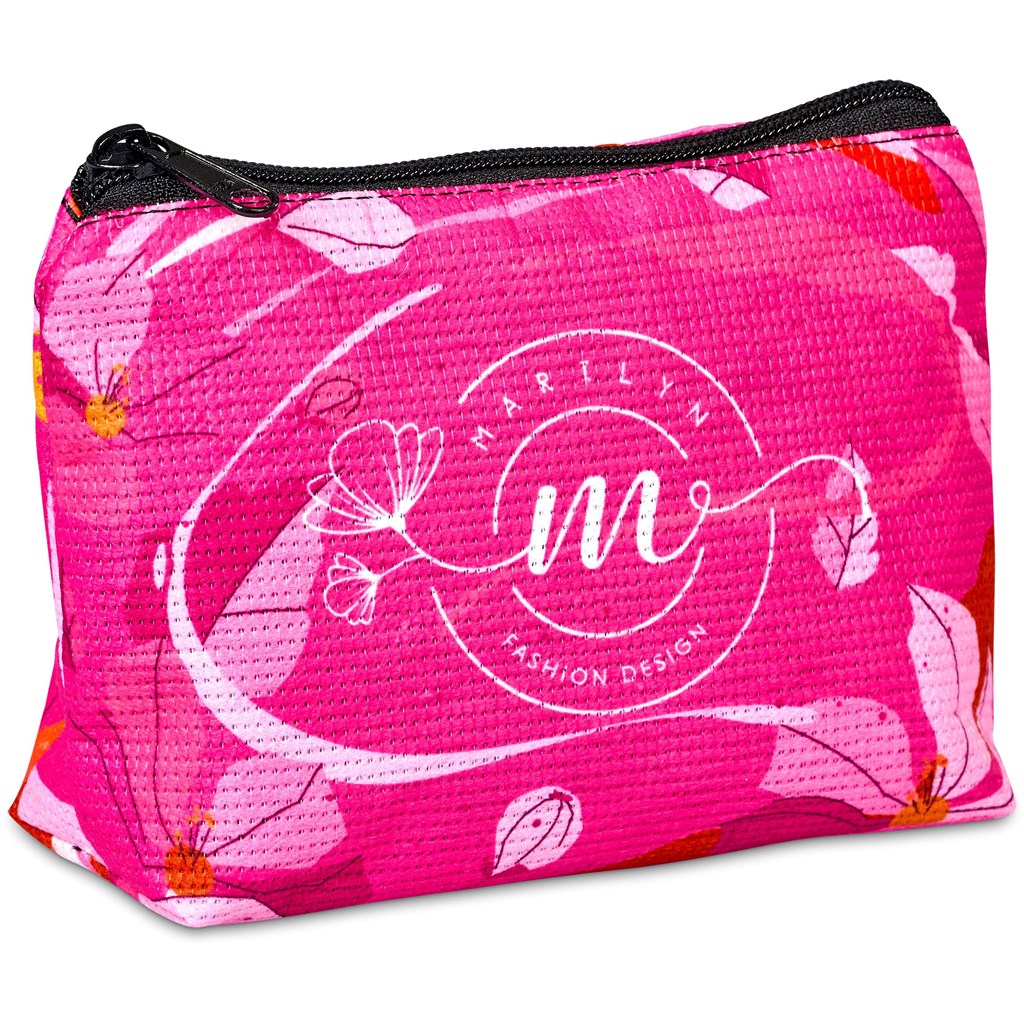 Hoppla Leanne Recycled PET Stitch-Bond Mini Toiletry Bag - Image 14
