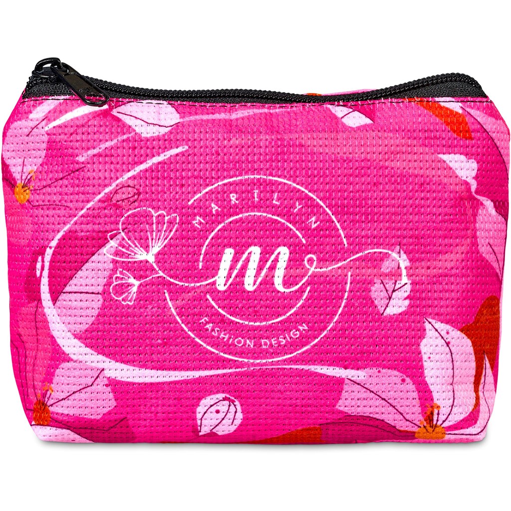 Hoppla Leanne Recycled PET Stitch-Bond Mini Toiletry Bag - Image 7