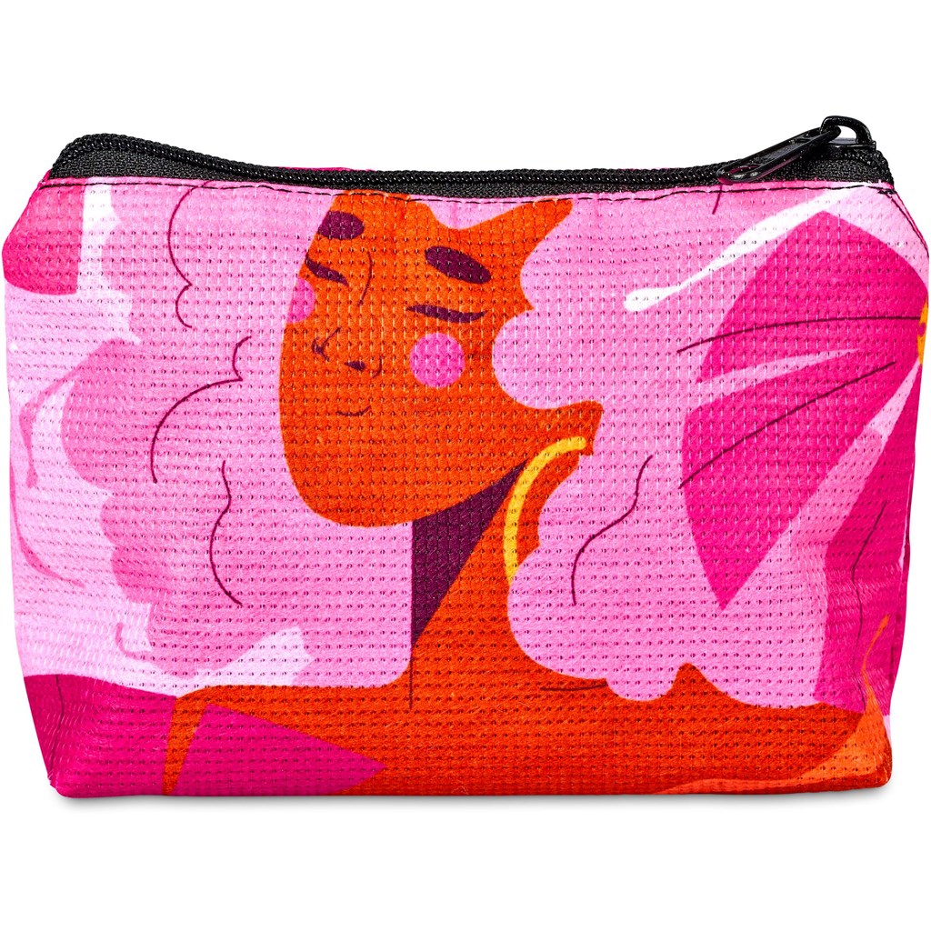 Hoppla Leanne Recycled PET Stitch-Bond Mini Toiletry Bag - Image 15