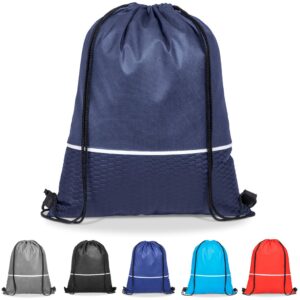 Alternative view of Brighton Non-Woven Drawstring Bag