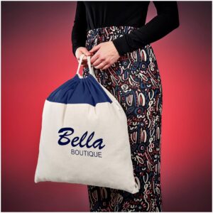 Alternative view of Kooshty Dominica Jumbo Cotton Drawstring Bag