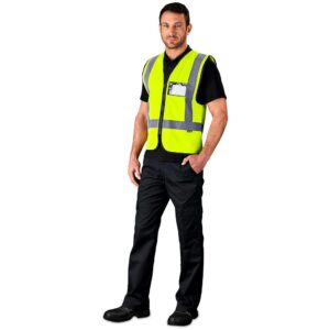 Alternative view of Direction En4 Hi-Viz Reflective Full Zip Vest