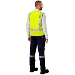 Alternative view of Airport Hi-Viz Reflective Full Zip Vest