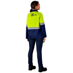 Alternative view of Traffic Premium Two-Tone Hi-Viz Reflective Jacket