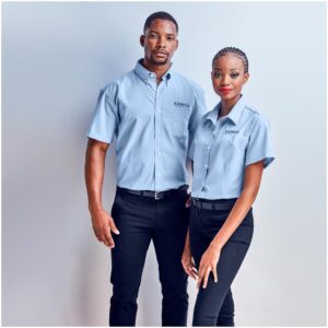 Alternative view of Ladies Short Sleeve Aspen Shirt