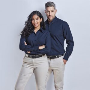 Alternative view of Ladies Long Sleeve Brushed Cotton Twill Moderna Shirt