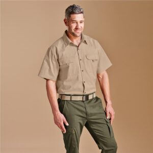 Alternative view of Mens Short Sleeve Mawenzi Twill Shirt
