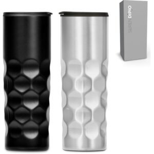 Alternative view of Serendipio Meteor Stainless Steel & Plastic Double-Wall Tumbler - 450ml