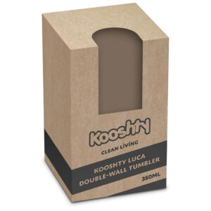 Alternative view of Kooshty Luca Stainless Steel & Plastic Double-Wall Tumbler – 350ml