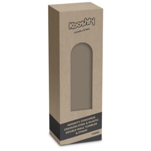 Alternative view of Kooshty Concorde Stainless Steel & Plastic Double-Wall Tumbler & Straw - 720ml