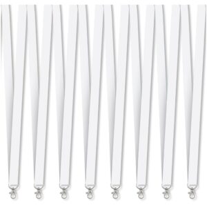 Alternative view of Altitude Snap Hook Clip Single-Sided Sublimation Satin Lanyard