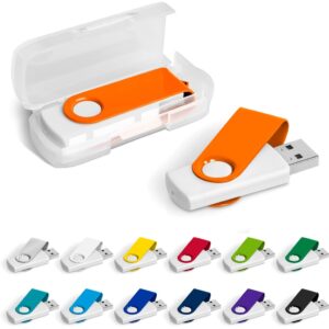 Alternative view of Axis Gyro White Flash Drive - 32GB