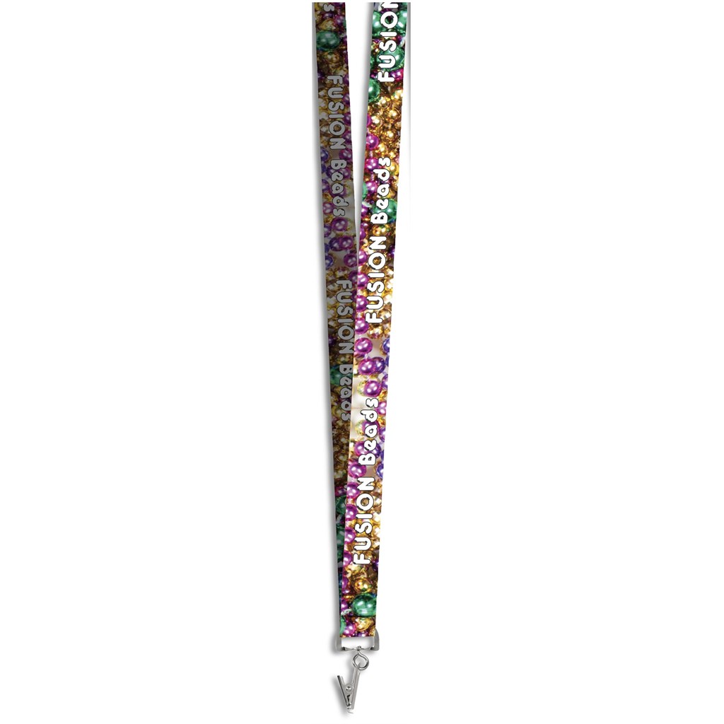 Altitude Crocodile Clip Double-Sided Sublimation Satin Lanyard - Image 5