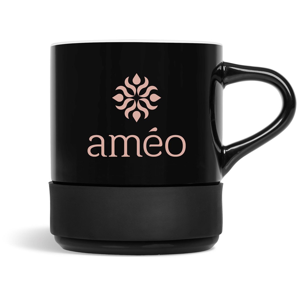 Kooshty Mixalot Ceramic Coffee Mug - 320ml - Black - Image 3