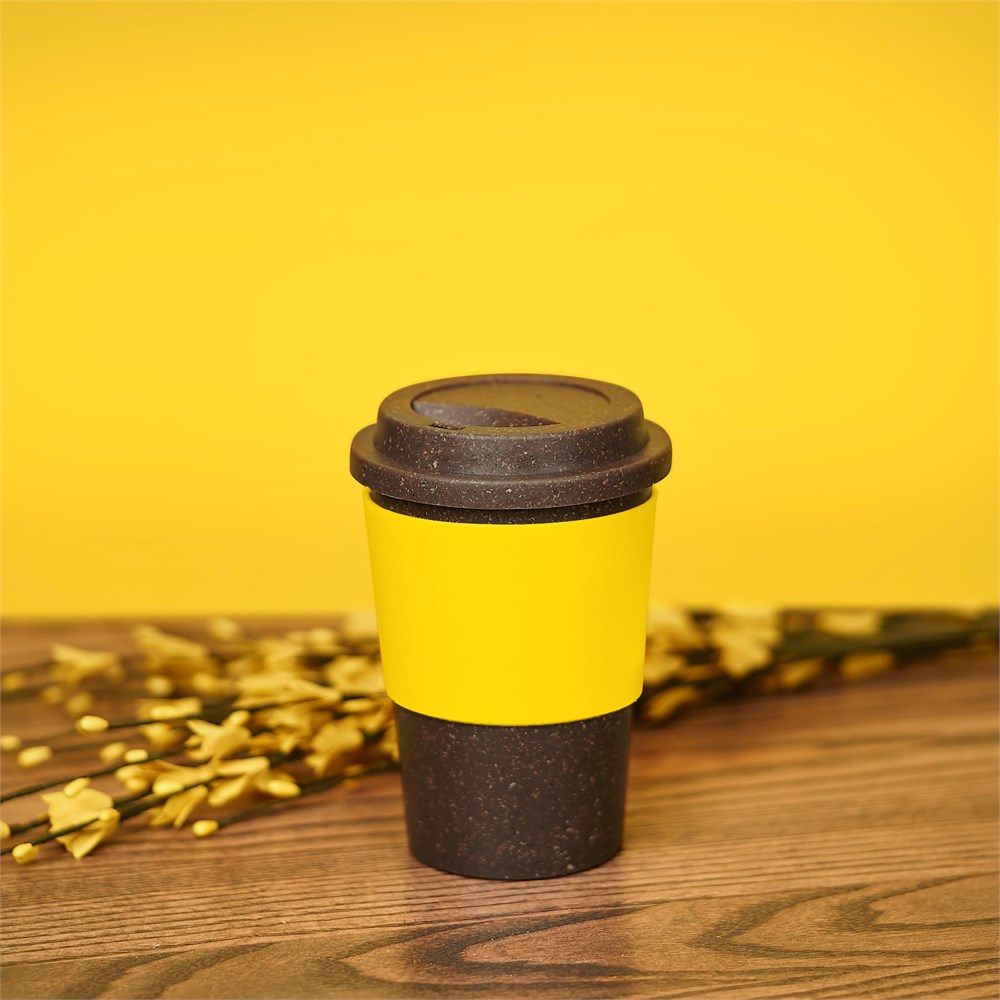 Kooshty Brown Bean Plastic Double-Wall Tumbler – 400ml - Image 3