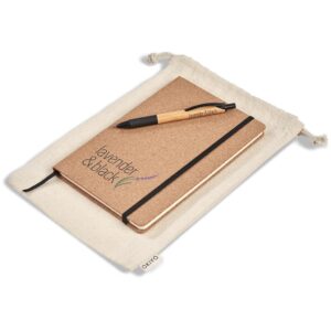 Alternative view of Okiyo Noto Cork & Bamboo Notebook & Pen Set