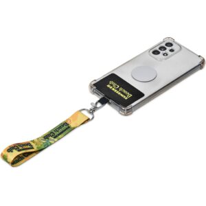 Alternative view of Altitude Rambler Single-Sided Sublimated Satin Wrist Phone Strap