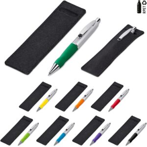 Alternative view of Altitude Turbo Tide Ball Pen in Felt Pouch