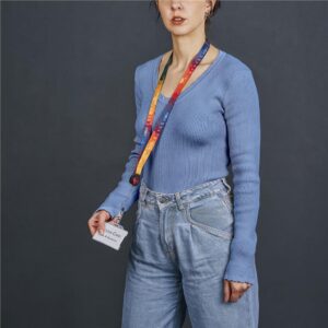 Alternative view of Altitude Badge Reel Double-Sided Sublimated Satin Lanyard