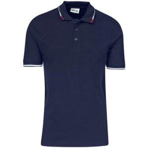 Alternative view of Mens Ash Golf Shirt - Navy