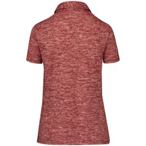 Alternative view of Ladies Echo Golf Shirt - Red