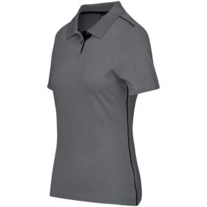 Alternative view of Ladies Galway Golf Shirt - Grey