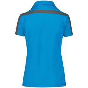 Alternative view of Ladies Nautilus Golf Shirt - Cyan