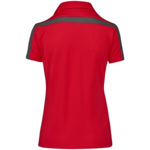 Alternative view of Ladies Nautilus Golf Shirt - Red
