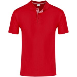 Mens New York Golf Shirt - Red