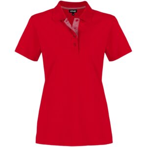 Ladies New York Golf Shirt - Red
