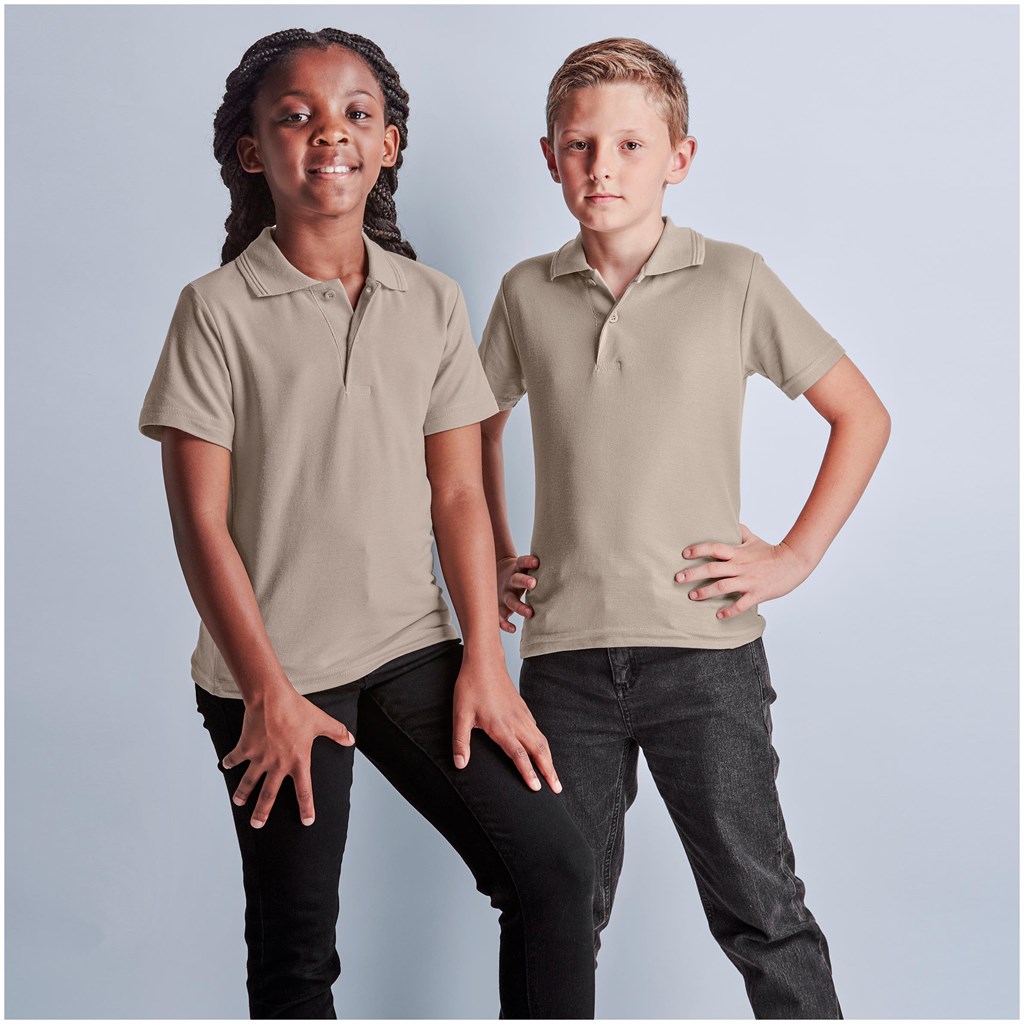 Kids Basic Pique Golf Shirt - Image 4