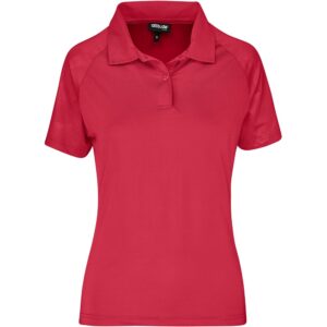 Ladies Santorini Golf Shirt - Red