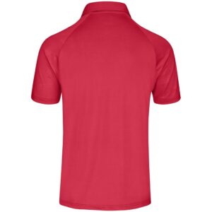 Alternative view of Mens Santorini Golf Shirt - Red