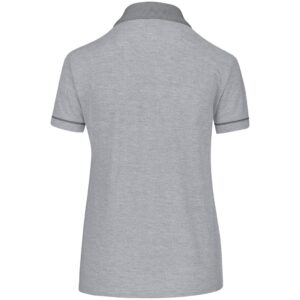 Alternative view of Ladies Verge Golf Shirt - Light Grey