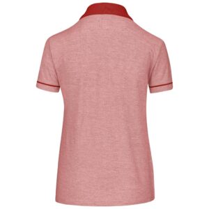 Alternative view of Ladies Verge Golf Shirt - Red