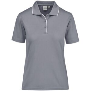Alternative view of Ladies Elite Golf Shirt - Grey