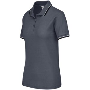 Alternative view of Ladies Cambridge Golf Shirt - Grey