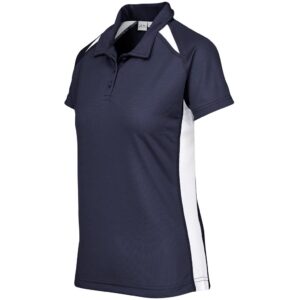 Alternative view of Ladies Splice Golf Shirt - Navy