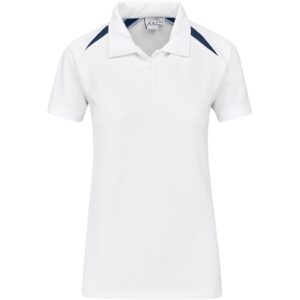 Ladies Splice Golf Shirt - White