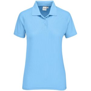 Alternative view of Ladies Sprint Golf Shirt - Light Blue