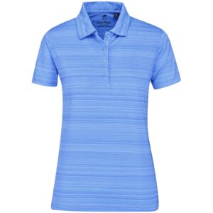 Alternative view of Ladies Astoria Golf Shirt - Light Blue
