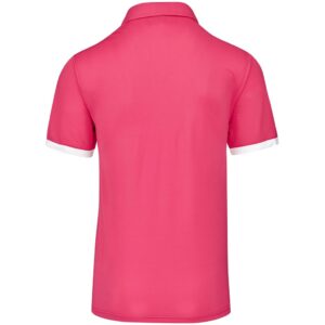 Alternative view of Mens Contest Golf Shirt - Pink