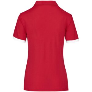 Alternative view of Ladies Contest Golf Shirt - Red