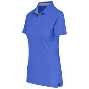 Alternative view of Ladies Hacker Golf Shirt - Blue