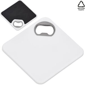 Alternative view of Altitude Sela Recycled Plastic Bottle Opener Coaster
