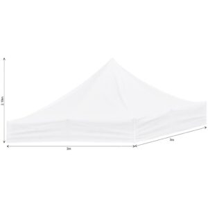 Alternative view of Ovation Sublimated Gazebo 3m X 3m - Roof  (Excludes Hardware)