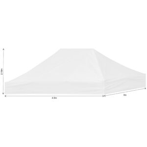 Alternative view of Ovation Sublimated Gazebo 4.5m X 3m - Roof  (Excludes Hardware)