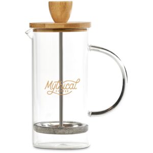 Alternative view of Okiyo Osu Glass & Bamboo Coffee Plunger - 350ml