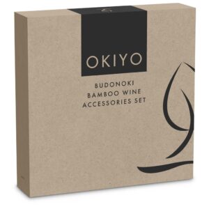 Alternative view of Okiyo Budonoki Bamboo Wine Accessories set