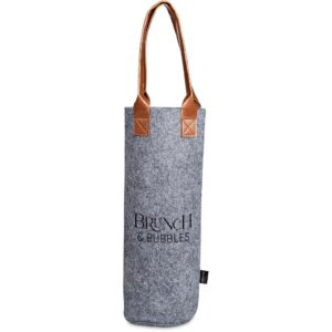 Alternative view of Okiyo Tahada RPET Felt Wine Tote